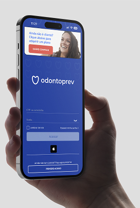 Aplicativo Odontoprev no celular
